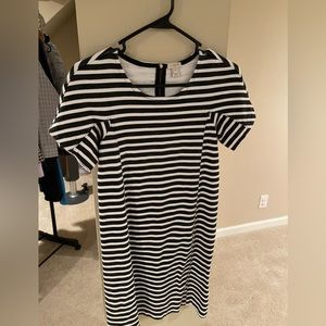 J crew women’s striped dress